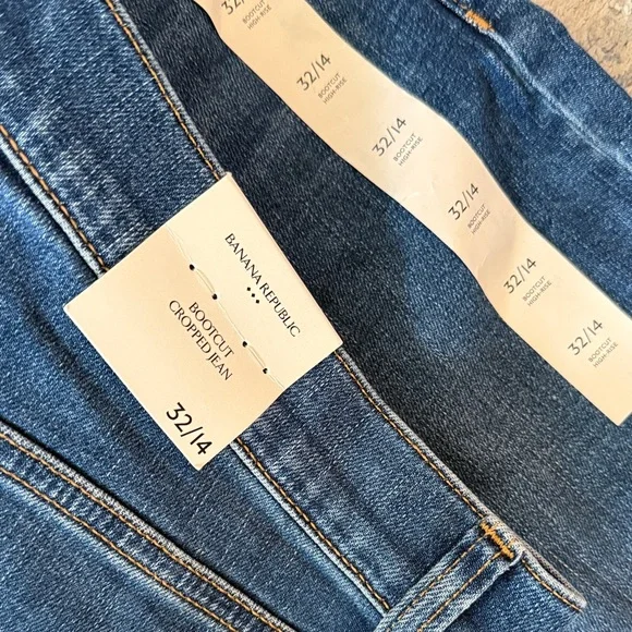 Banana Republic High Rise Bootcut Cropped Jeans - Picture 4 of 8